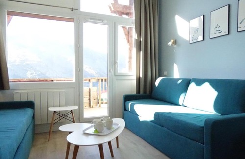 Avoriaz Apartment | Confort - Appartement scandinave rénové 3 pièces, 2 chambres, skis aux pieds, centre Falaise - FR-1-634-6