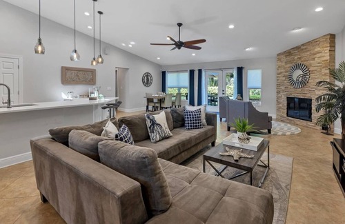 Harbor Bluffs House | Contemporary Home in Belleair Bluffs, in Upscale Neighborhood