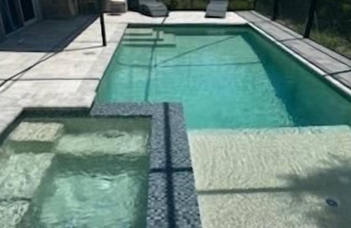 Riverside Heights House | Contemporary Modern Luxury Tampa Home With Rooftop Terrace BRAND NEW pool with spa