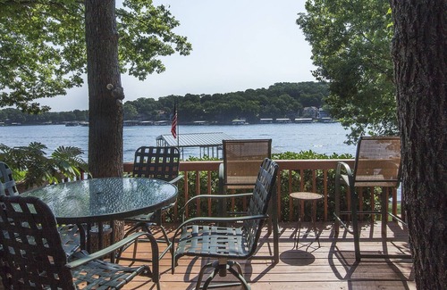 Sunrise Beach House | Conveniently Located Lakefront Home - Gorgeous Views - Privacy - Dock In Cove