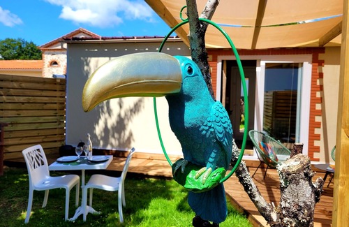 Saint-Aignan-Grandlieu Apartment | "Copacabana studio tiny house terrace garden