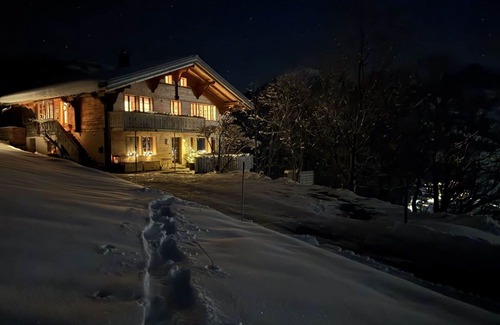Zweisimmen Apartment | Cosy apartment for 3 guests with WIFI, balcony and pets allowed