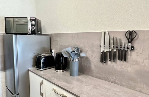 Loffingen Apartment | Cosy apartment for 4 guests with pool, WIFI, TV, balcony and panoramic view