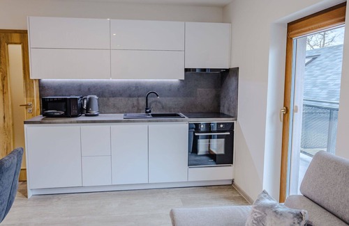 Trebon Apartment | Cosy apartment for 5 guests with WIFI, TV, terrace and panoramic view