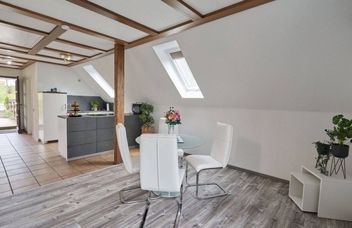 Frankenau House | Cosy apartment in villa for 3 guests with WIFI, TV, terrace and panoramic view