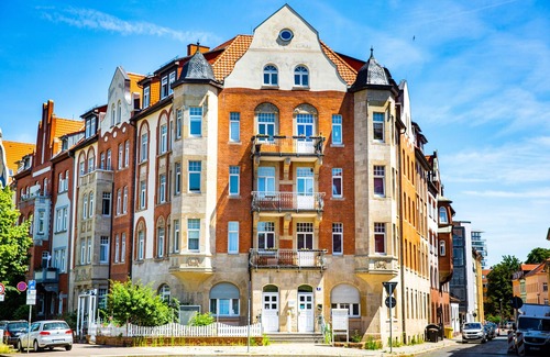 Andreasvorstadt Apartment | ★Cosy & bright Jugendstil Flat in the ❤ of Erfurt+ balcony ★