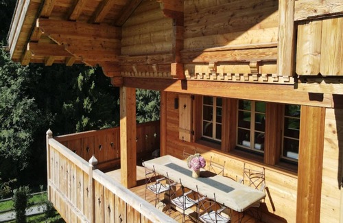 Schoenried Ski Chalet | Cosy chalet with balcony/terrace