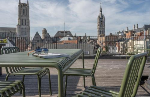 Ghent City Centre Apartment | Cosy Studio with Spectacular View from the Rooftop
