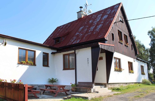 Nova Ves nad Nisou Cottage | Cottage with a view of the Jizera Mountains