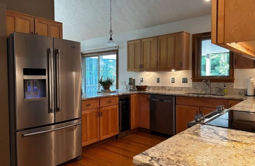 Alpine Lake Apartment | Country Roads: Relax by the Fire Pit & Enjoy Lake Views at Alpine Lake