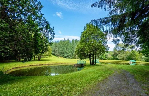 Weedon Ski Chalet | Cozy ancestral home, 27 acres, 2 ponds, wood stove