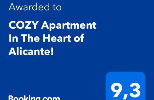 Alicante Apartment | COZY Apartment In The Heart of Alicante!