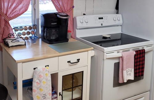 Hinckley Cabin | Cozy cabin on the bank of Bear Creek with a hot tub to relax in!