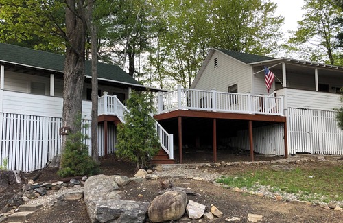 Bolton Landing Cabin | Cozy Cabin with 40ft Covered Dock on Lake George