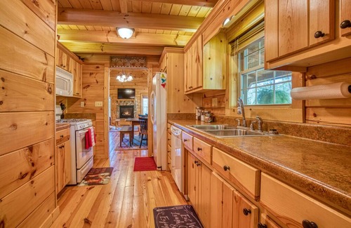 Rutherfordton Cabin | Cozy Carolina Private Cabin with Firepit - Gated Community