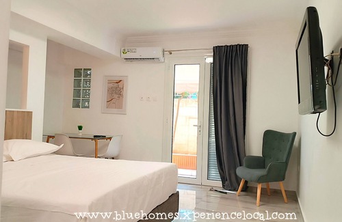 Ano Patisia Condo | Cozy modern condo near the metro - White Serenity