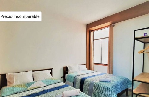 Tarapoto Apartment | Cozy New Apartment/AC/4 Queen Beds.