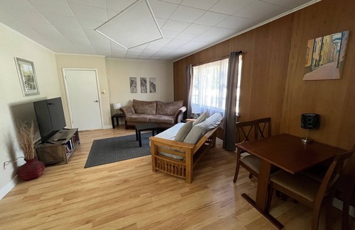 Duncan House | Cozy rustic 50's home located on a campground beside the Famous Cowichan River.