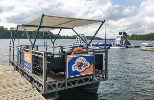 Zlocieniec Boat Rental | Cozy ship in Zlocieniec with lake view