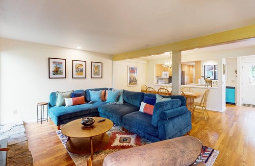 Jackson Hole House | Cozy townhome with fireplace, deck, WIFI, mountain views, great location