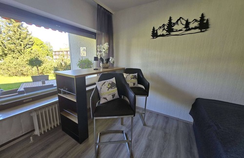 Bischofsgruen Apartment | Cozy vacation apartment (32sqm) with wood-burning stove and terrace