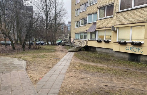 Business District Apartment | Cozy1-bedroom apartment in Vilnius City Center,1st floor, private entrance
