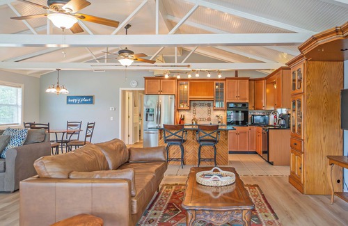 Cedar Lane House | Creek Front Home w/Fishing Pier & Amazing Outdoor Spaces