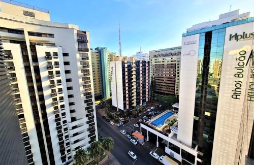 Setor Hoteleiro Norte Apartment | Cullinan 1017E · Hotel Cullinan Luxury Premium com varanda