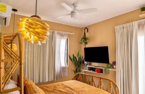 Puerto Morelos Apartment | Custom decor-sleeps 6 with 2 pools- Condo near beach-Puerto Morelos Mexico,Casa Yellowstone