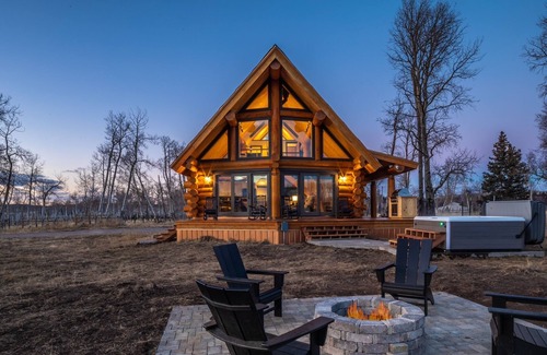 Placerville Cabin | Custom log home in Telluride with epic mountain views