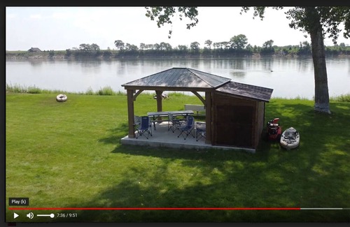 Yankton House | Custom, Private Riverfront Property on 2 acres- Unobstructed River Views!
