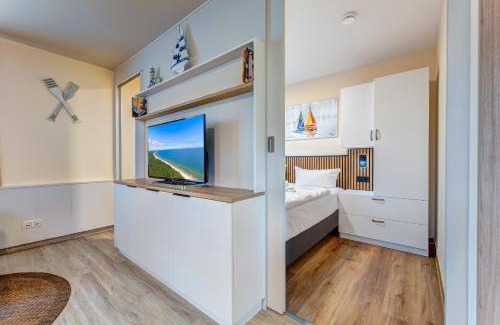 Ueckeritz Apartment | Dünenhäuser Ückeritz UnserUsedomDe FeWo ca40qm direkt am Strand 6I1