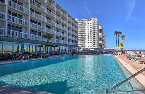 Ortona Park Apartment | Daytona Beach Resort Studio with Ocean View and Pools!