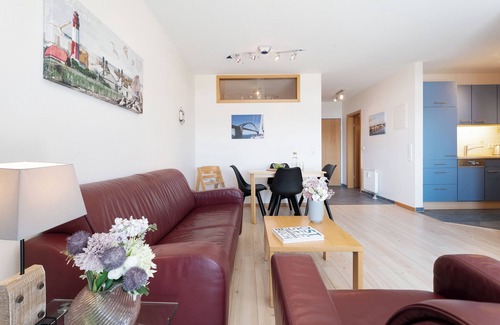 Ostholstein Apartment | Apartment Strandburg Wehrend with balcony in the house Am Süd 9 on Fehmarn