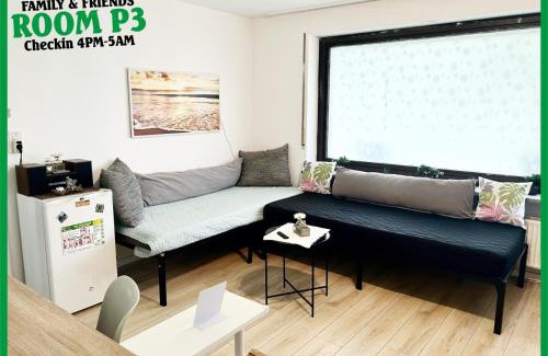 Creglingen House | Deine Pension, Family & Friends Room P3, 5 beds, 25qm, Check-in 4PM till 5AM