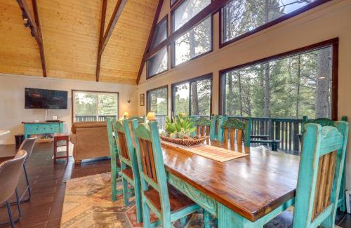 Angel Fire House | Deluxe A-Frame Home with Game Room and Deck!