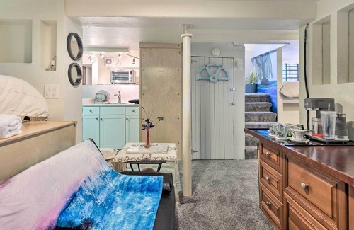 Whittier Apartment | Denver Studio: Walkable to City Park + Dining
