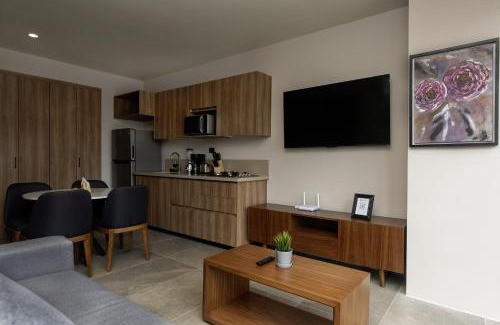 Zona Minerva Apartment | Departamento con cama queen, alberca, gimnasio y coworking, a minutos de Expo Guadalajara
