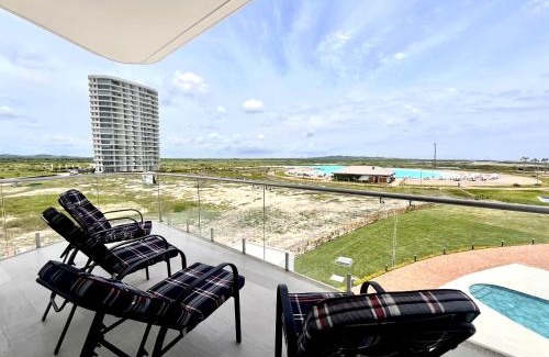 Coastal Region Apartment | Departamento panorámico Bari 201 en Karibao