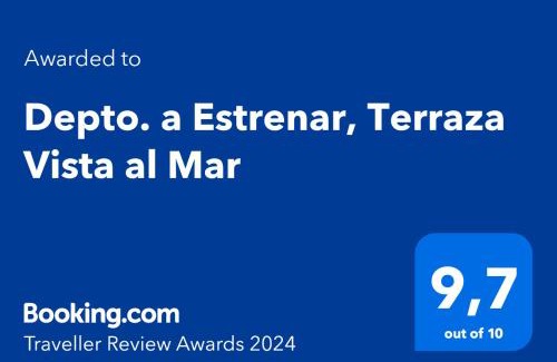 Puerto Madryn Apartment | Depto. a Estrenar, Terraza Vista al Mar