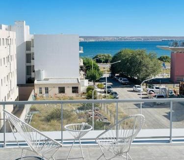 Puerto Madryn Apartment | Depto. a Estrenar, Terraza Vista al Mar
