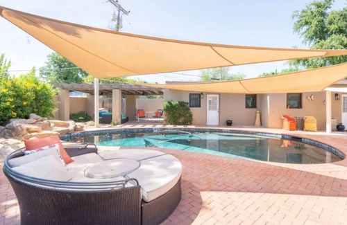 Camelback East House | Desert Oasis: 5BR Home with Pool & Firepit