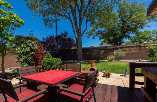 Northeast Heights House | Desert Oasis with a deck and private backyard