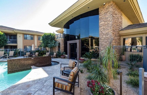 Desert View Village Condo | Desert Oasis with two master suites (KINGS) - pool view