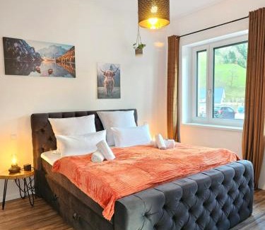 Oberharmersbach Apartment | Design-Apartment III Black Forest I Boxspring I Nespresso I Spielplatz