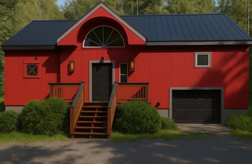 Winhall House | Designer 4-bedroom house in charming Stratton home sleeps 12.