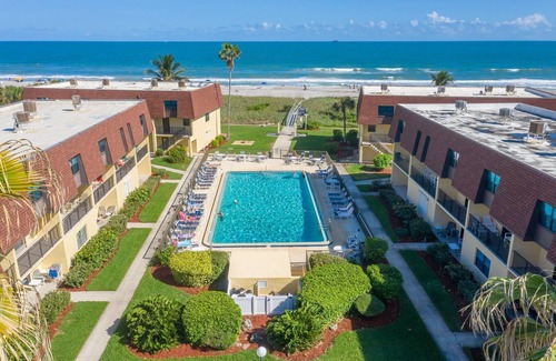 Avon By The Sea Condo | Direct Oceanfront Condo on the Beach w/Private Balcony, Heated Pool & Steps to Pier!