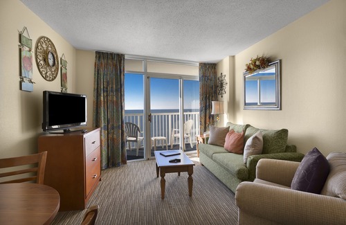 Arcadian Shores Resort | Directly Oceanfront Suite at Family Resort + Official On-Site Rental Privileges