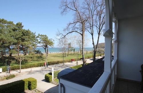 Binz Apartment | Directly on the beach promenade, balcony with sea view - Aparthotel Ostsee FeWo 10