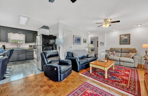 North Shore House | Dock Days- Deep water and fantastic wide water views. Volley Ball and horseshoe competitions await.